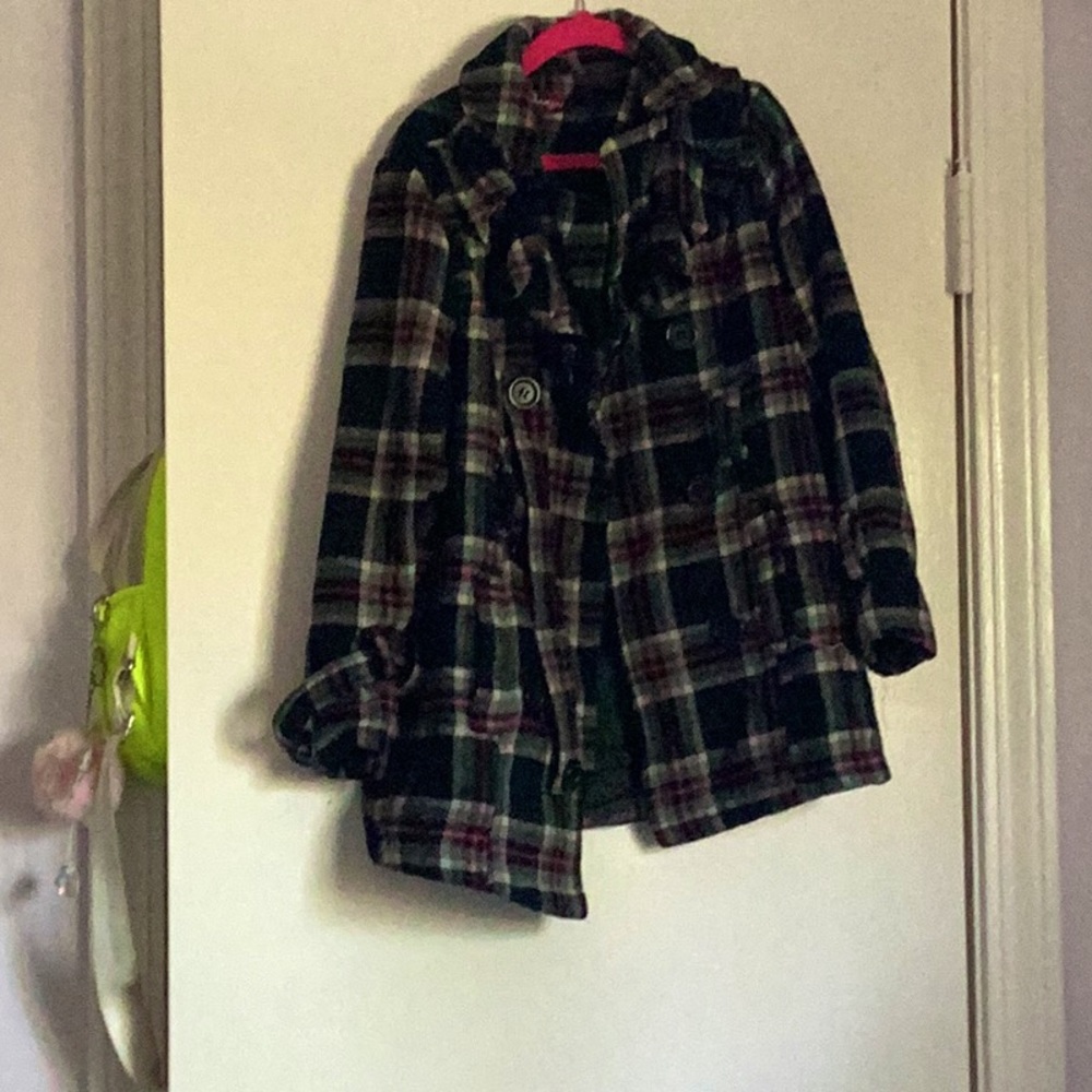Soft fashionable girls coat